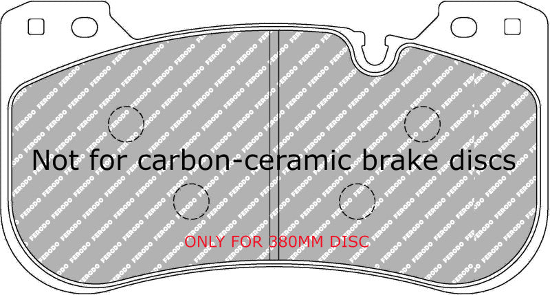 Ferodo DS3.12 Racing Brake Pads for BMW M2 (G87), M3 (G80) & more (FCP5546G)