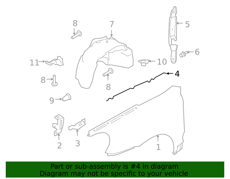 Genuine Porsche parts diagram