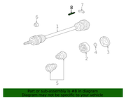 Genuine Porsche parts diagram