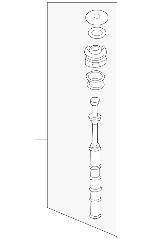 Genuine Porsche parts diagram
