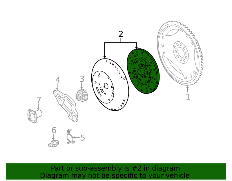 Genuine Porsche parts diagram