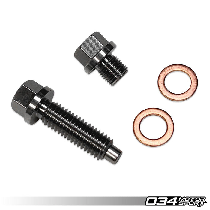 034MOTORSPORT HALDEX MAGNETIC DRAIN PLUG KIT, AUDI 8J/8P/8V/8V.5/8S/8Y, VW MK5/MK6/MK7/MK7.5/MK8