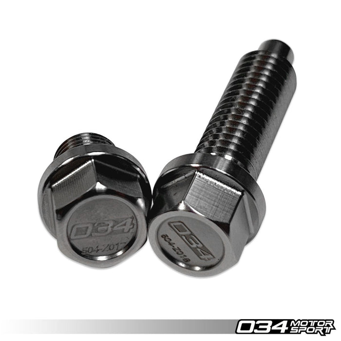 034MOTORSPORT HALDEX MAGNETIC DRAIN PLUG KIT, AUDI 8J/8P/8V/8V.5/8S/8Y, VW MK5/MK6/MK7/MK7.5/MK8