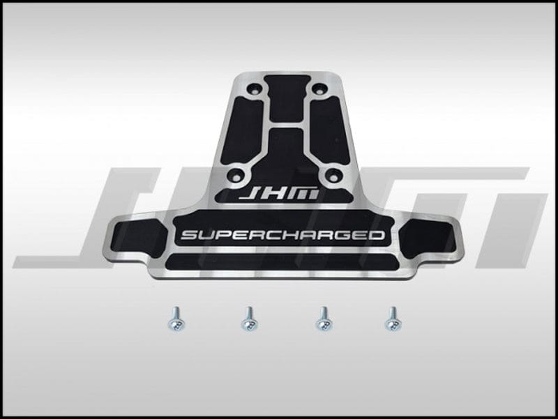 JHM Billet Supercharger Plate (Replaces factory cover) - Audi / B8 / C6 / C7 / D4 / 4L / S4 / S5 / Q5 / SQ5 / A6 / A7 / A8 / Q7
