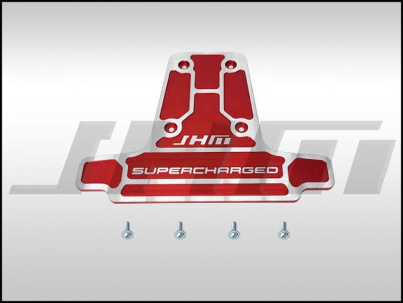 JHM Billet Supercharger Plate (Replaces factory cover) - Audi / B8 / C6 / C7 / D4 / 4L / S4 / S5 / Q5 / SQ5 / A6 / A7 / A8 / Q7