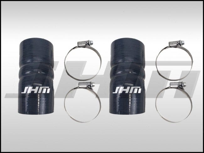 JHM - Turbo Outlet to Throttle Body Inlet hoses, PAIR (JHM Silicone), kit w clamps for C7 S6 - S7 - RS7 and D4 A8 - S8 4.0T