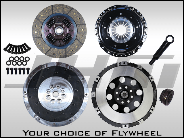 JHM - R Series Lightweight Flywheel (Chrome - Moly Forged) and Clutch Combo for B5 - S4, C5 A6 - allroad w 2.7T