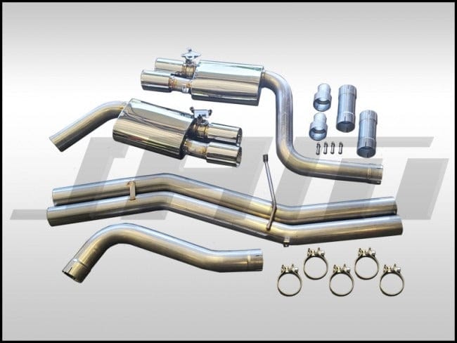 JHMotorsports 3" Performance Cat-back Exhaust (Race / Valved) - Audi / 4.0T / C7.5 / S6