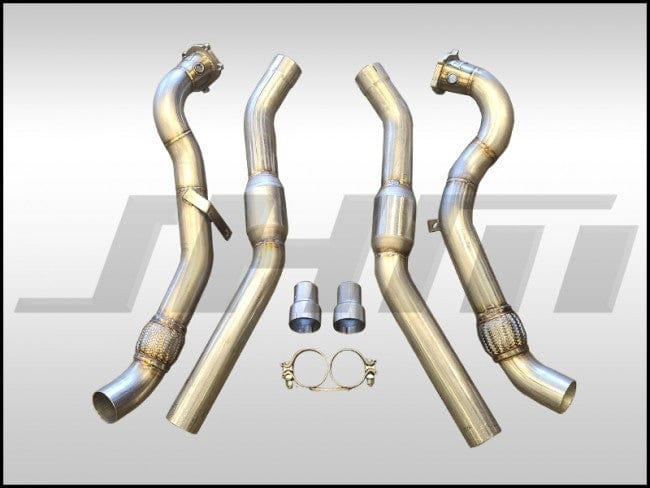 JHM - Exhaust - 3" Performance Downpipe and Midpipe Combo w/ Downstream HFC (JHM) for C7 S6 - S7 - RS7 4.0T