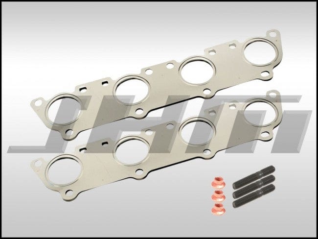 JHM - Exhaust - Headers - JHM Mid - Length, Version 2 - INSTALL KIT HARDWARE AND GASKETS (Stainless Steel) for B6 - B7 S4 and C5 allroad 4.2l V8