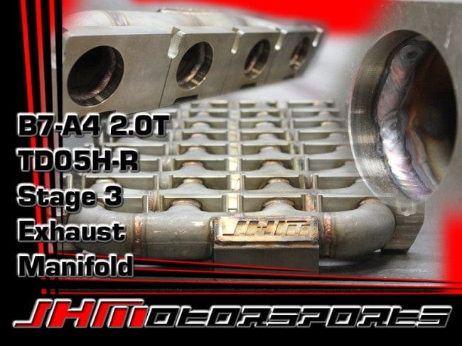 JHM - TD05H - R Stage 3 Big Turbo (SS LOG MANIFOLD) MANIFOLD ONLY for B7 - A4 2.0T