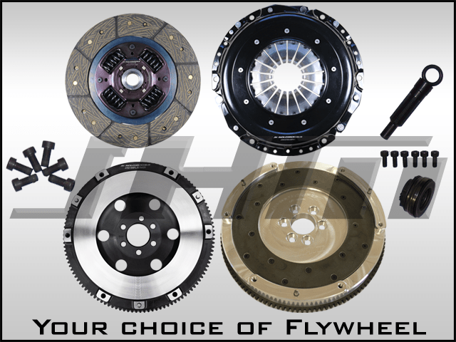 JHM - R Series Lightweight Flywheel (Chrome - Moly Forged) and Clutch Combo for B7 - A4 2.0T