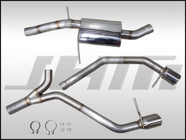 JHM - Exhaust - JHM - PARTIAL -  3" Catback for Audi B8 A4 - A5 2.0T (Dual Exit)