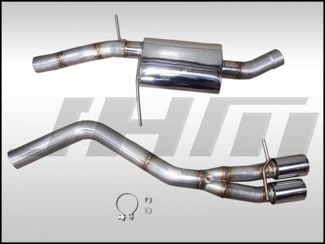 JHM - Exhaust - JHM - PARTIAL - 3" Performance Catback for Audi B8 A4 - A5 2.0T (Single Exit)