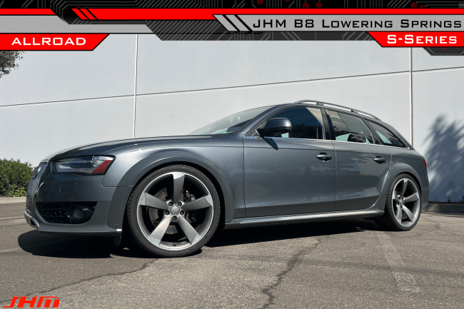 JHM S-Series Lowering Leveling Springs - Audi B8 Allroad