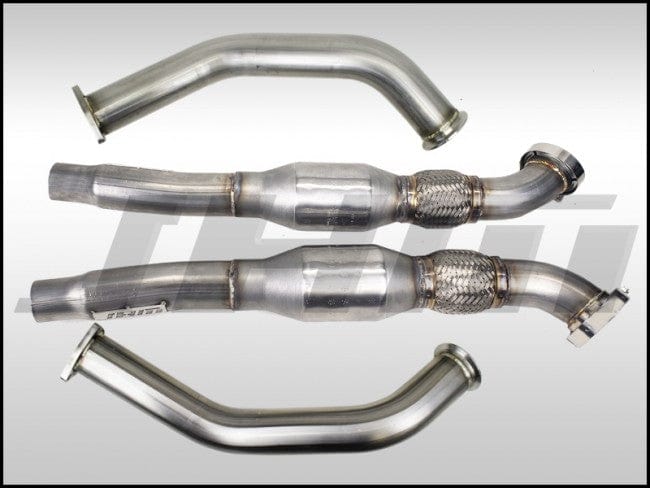 JHM - Exhaust - High - Flow Cat Downpipes with Integrated Baffle System (JHM) for the B8 - S5 4.2L