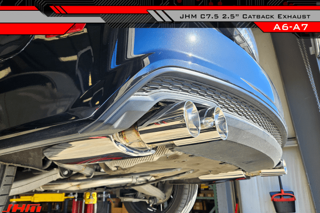 JHM - 2.5" Performance Cat-back for - Audi / C7.5 / 3.0T / A6 / A7