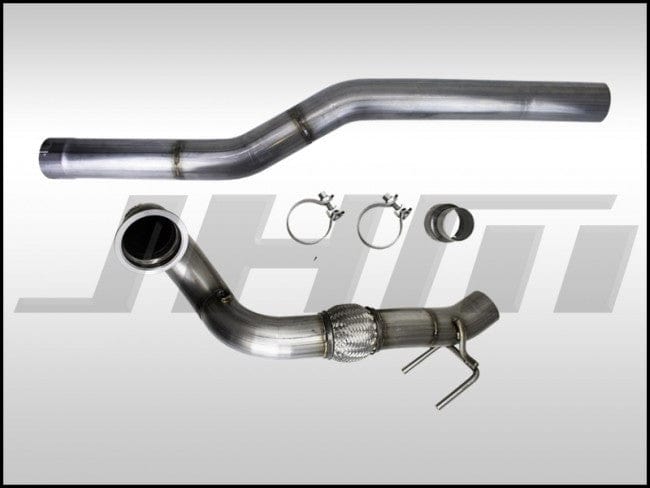 JHM - Exhaust - JHM 3" Downpipe with HFC for 1.8T - 2.0T TFSI Gen 3 MQB AWD MK7 - 8V