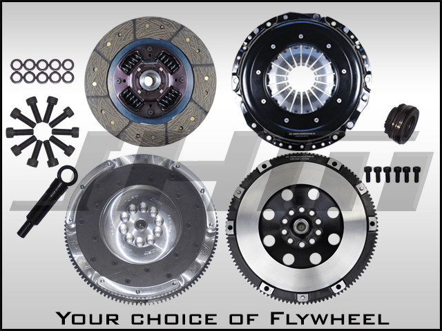JHM - R Series Lightweight Flywheel (Chrome - Moly Forged) and Clutch Combo for B7 - RS4