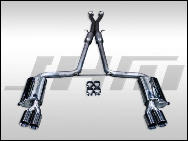 JHM - Exhaust - Cat - Back - JHM C6 - S6 5.2L V10 FSI Stainless Steel 2.75 Inch w X - Pipe