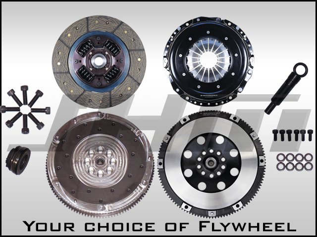 JHM - R Series Lightweight Flywheel (Chrome - Moly Forged) and Clutch Combo for B6 - B7 S4