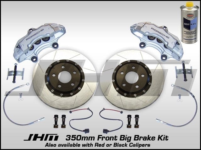 JHM - Front BBK (Big Brake Kit) JHM 350mm Cayenne (Brembo 6 - piston) B5 - B6 - B7 - C5 - w SILVER Calipers