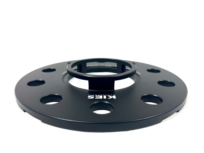 Kies Motorsports Porsche Wheel Spacers 5 x 130 71.6mm Center Bore Black Finish (Set of 2)