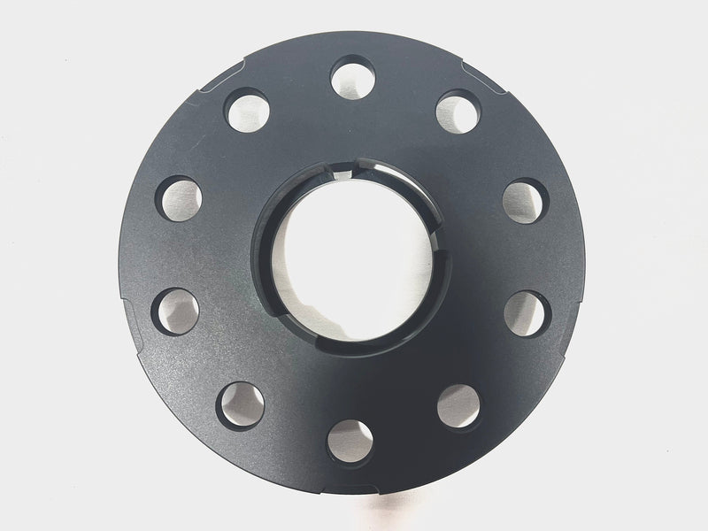 Kies Motorsports Porsche Wheel Spacers 5 x 130 71.6mm Center Bore Black Finish (Set of 2)