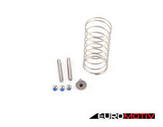 Leyo Red Nappa Leather Dsg/Automatic Shift Knob - Black Anodized