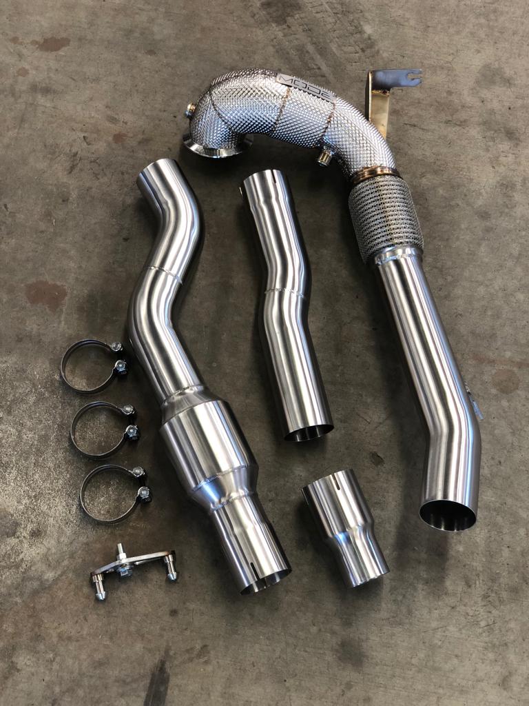 MODE Design Decatted Downpipe MQB FWD VW Golf MK8 GTI