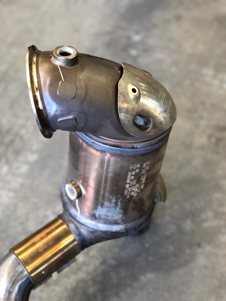 MODE Design 200cpsi Catted 3.5" Downpipe V2 MQB AWD VW Golf MK8 R Audi S3 8Y 2.0T EA888