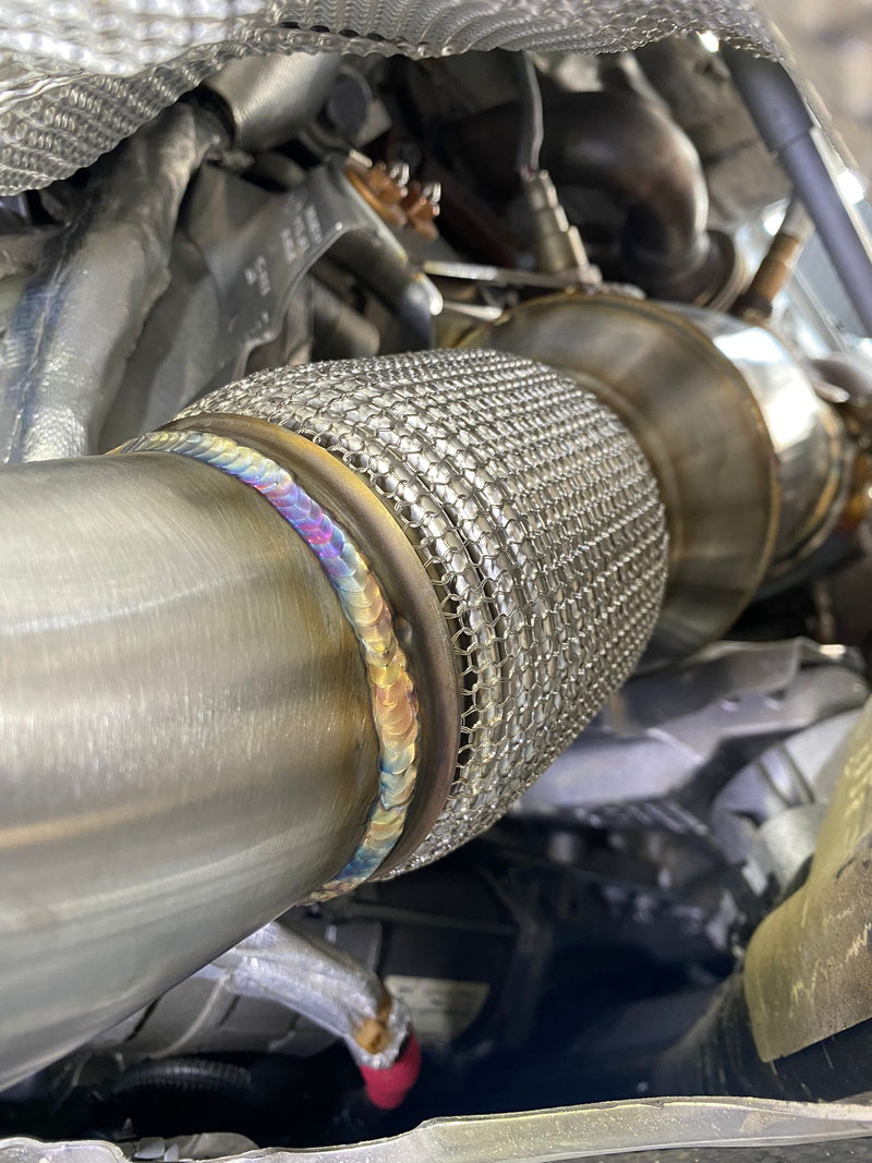 MODE Design 200cpsi Catted Downpipes 3.3T V6 Kia Stinger (2017-present)