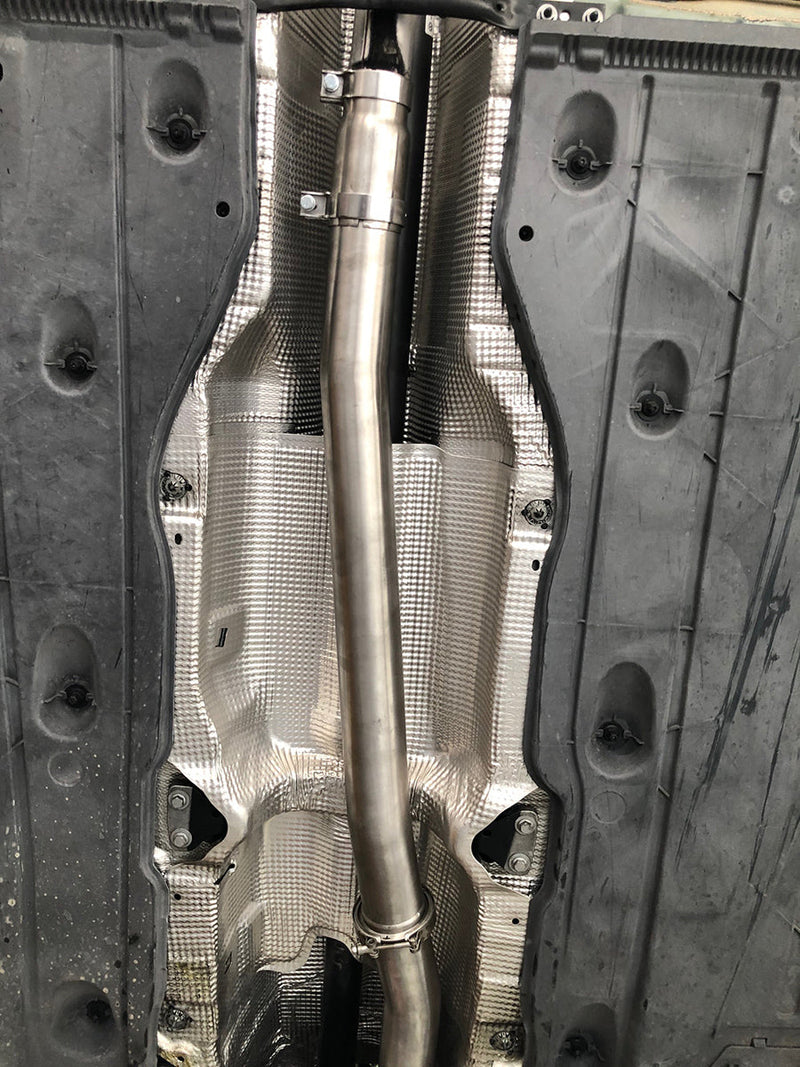 MODE Design 200cpsi Catted 3.5" Downpipe V2 MQB AWD VW Golf MK7 MK7.5 R Audi A3 S3 8V TT TTS 8S 8S 1.8T / 2.0T EA888