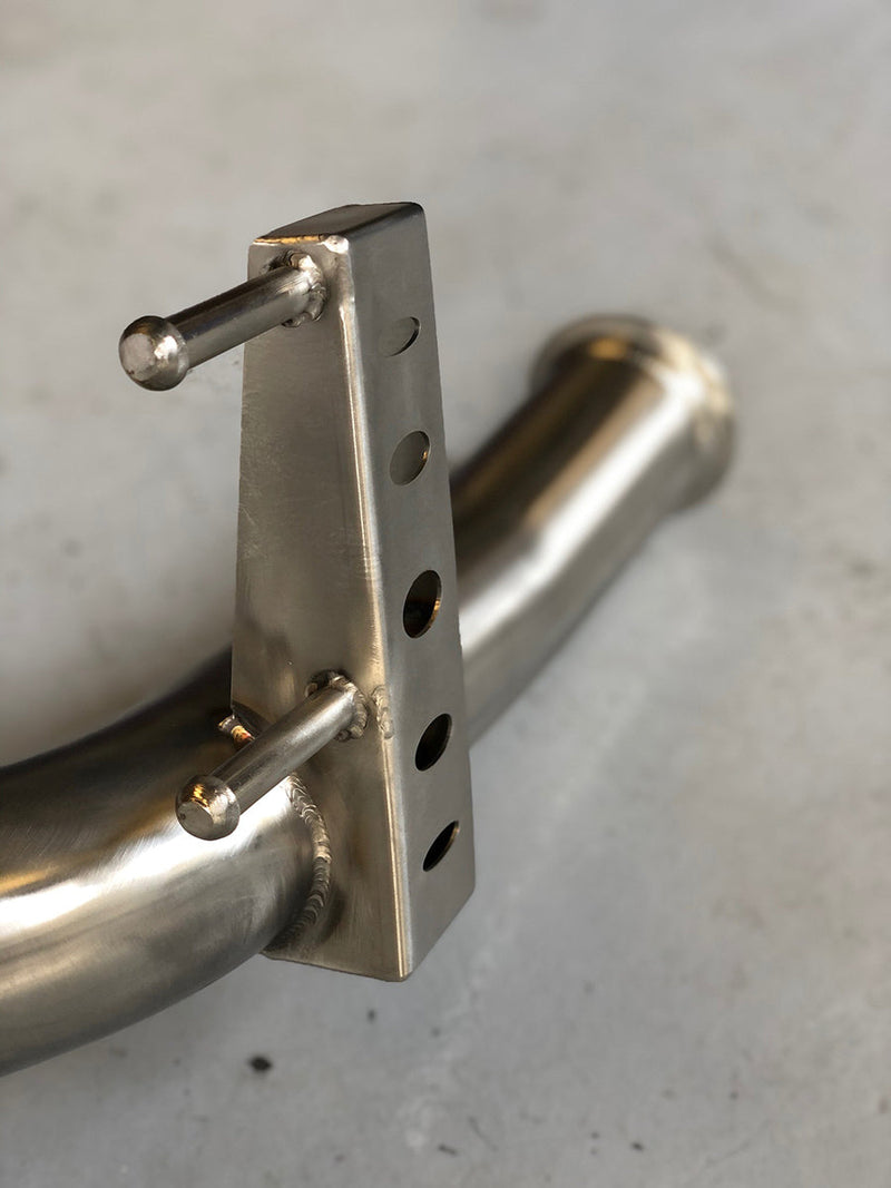 MODE Design Decatted 3.5" Downpipe V2 MQB AWD VW Golf MK7 MK7.5 R Audi A3 S3 8V TT TTS 8S 8S 1.8T / 2.0T EA888