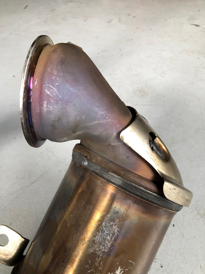 MODE Design Decatted 3.5" Downpipe V2 MQB AWD VW Golf MK7 MK7.5 R Audi A3 S3 8V TT TTS 8S 8S 1.8T / 2.0T EA888