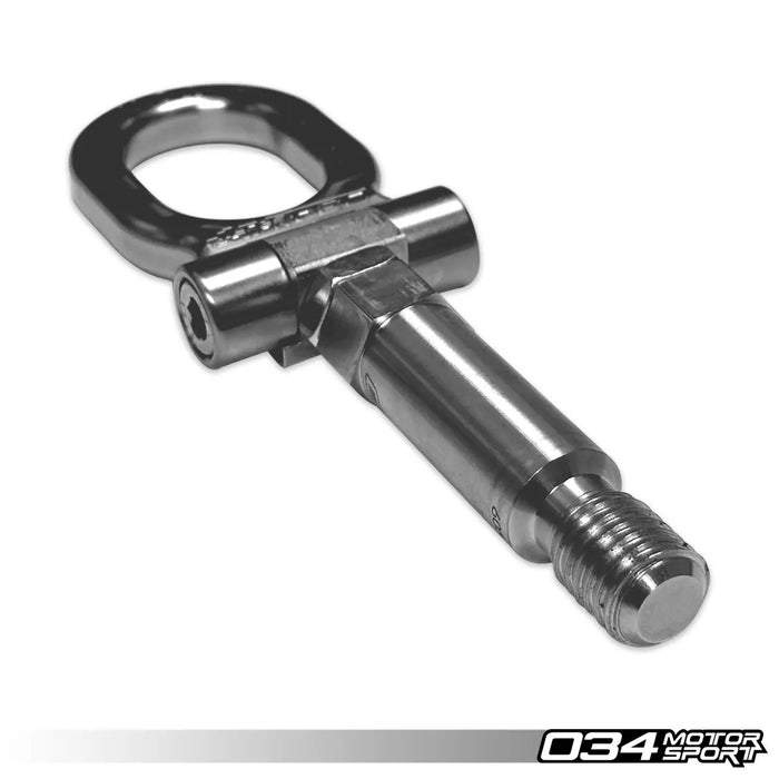 034Motorsport Stainless Steel Tow Hook - 100mm for Audi 8Y A3/S3/RS3