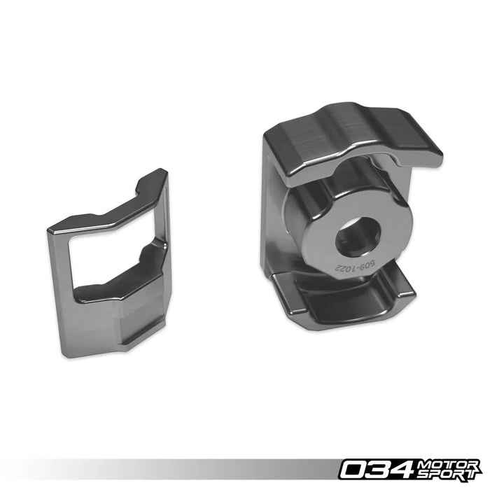 034Motorsport Billet Aluminum Upper & Lower Dogbone Mount Insert Pair, Volkswagen & Audi MQB And MQB EVO