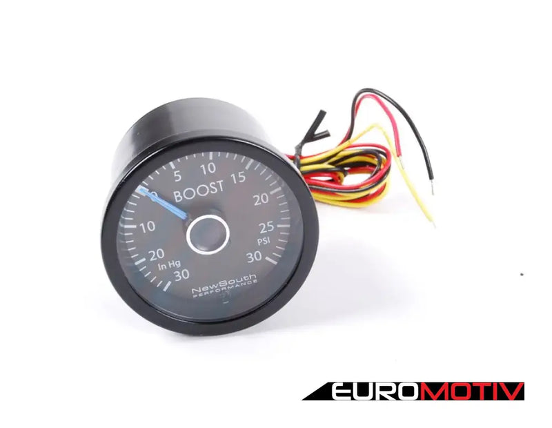 Newsouth 52Mm Boost Gauge - 30In Hg/30 Psi