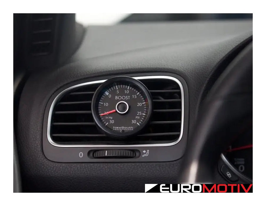 Newsouth Angled Vent Pod Boost Gauge Kit - White Color Backlighting