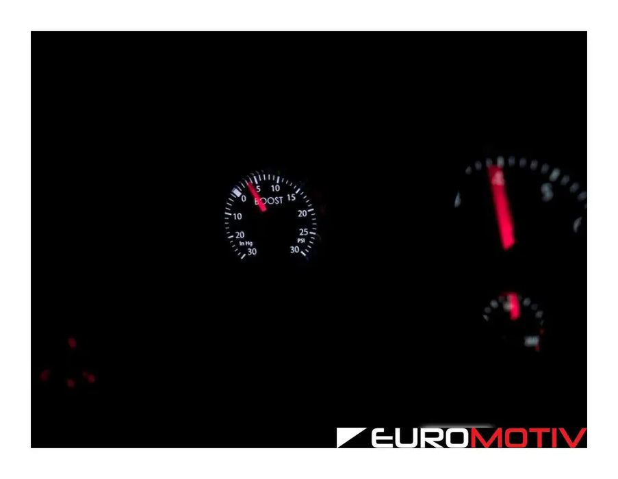 Newsouth Angled Vent Pod Boost Gauge Kit - White Color Backlighting