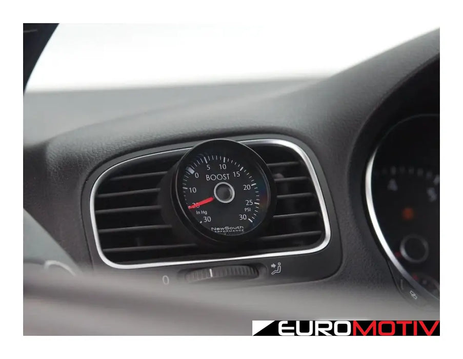 Newsouth Angled Vent Pod Boost Gauge Kit - White Color Backlighting