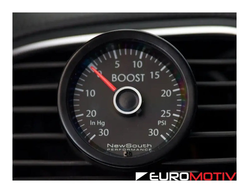 Newsouth Angled Vent Pod Boost Gauge Kit - White Color Backlighting