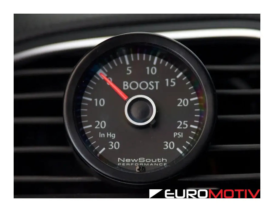 Newsouth Angled Vent Pod Boost Gauge Kit - White Color Backlighting