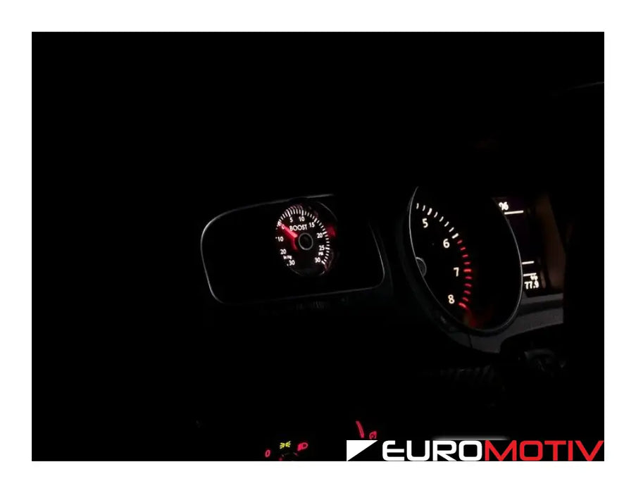 Newsouth Angled Vent Pod Boost Gauge Kit - White Color Backlighting