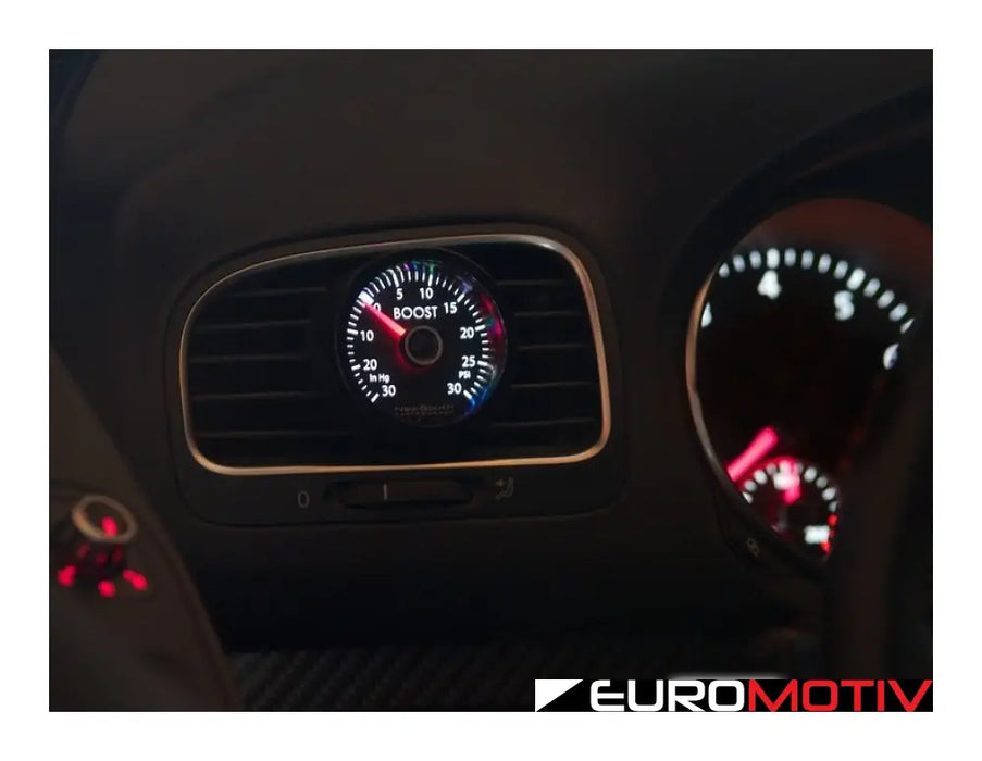 Newsouth Angled Vent Pod Boost Gauge Kit - White Color Backlighting