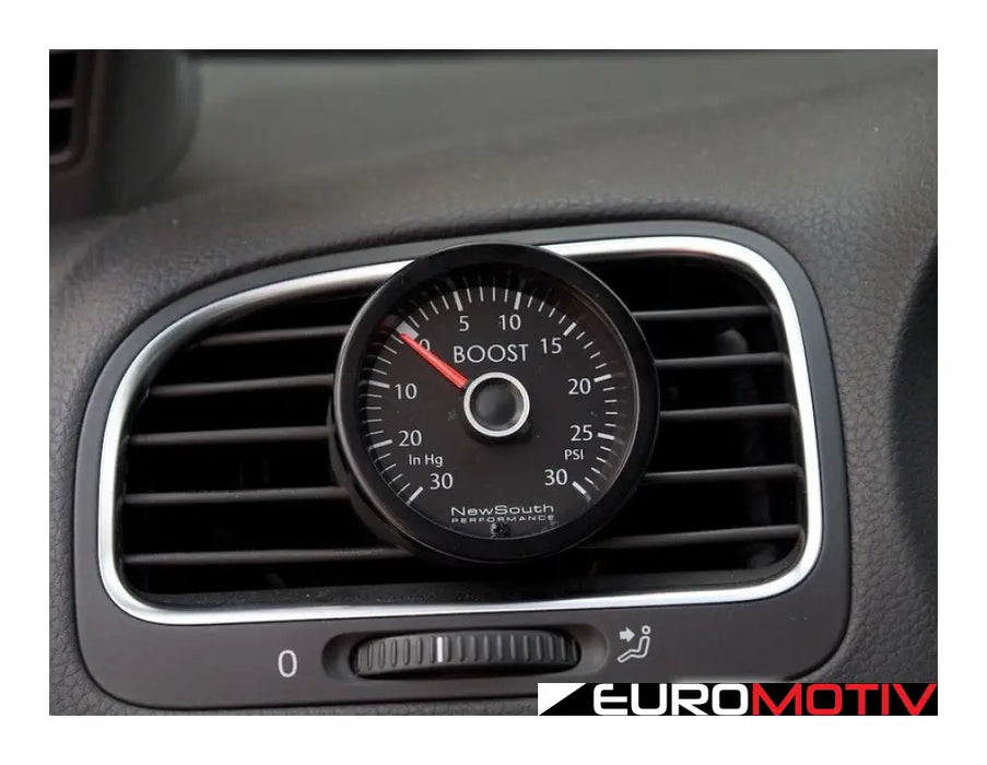 Newsouth Angled Vent Pod Boost Gauge Kit - White Color Backlighting