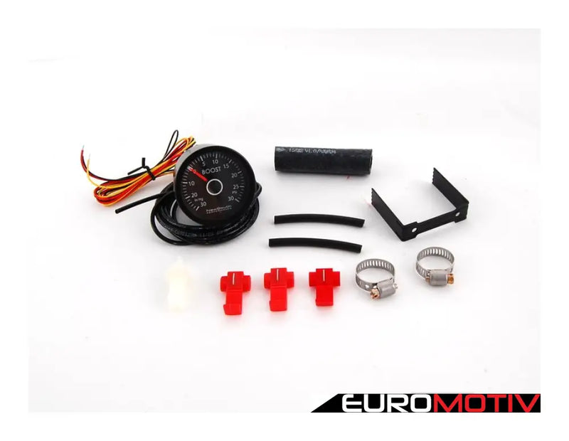 Newsouth Angled Vent Pod Gauge Kit (White / Red Needle)