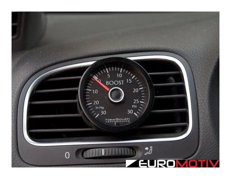 Newsouth Angled Vent Pod Gauge Kit (White / Red Needle)
