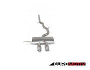 Non-Resonated Titanium Turbo-Back System - Valved With Daytona Twin Tips