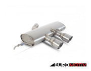 Non-Resonated Titanium Turbo-Back System - Valved With Daytona Twin Tips